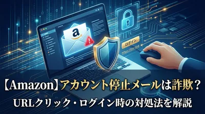 【Amazon】アカウント停止メールは詐欺？URLクリック・ログイン時の対処法を解説