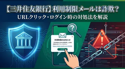 【三井住友銀行】利用制限メールは詐欺？URLクリック・ログイン時の対処法を解説