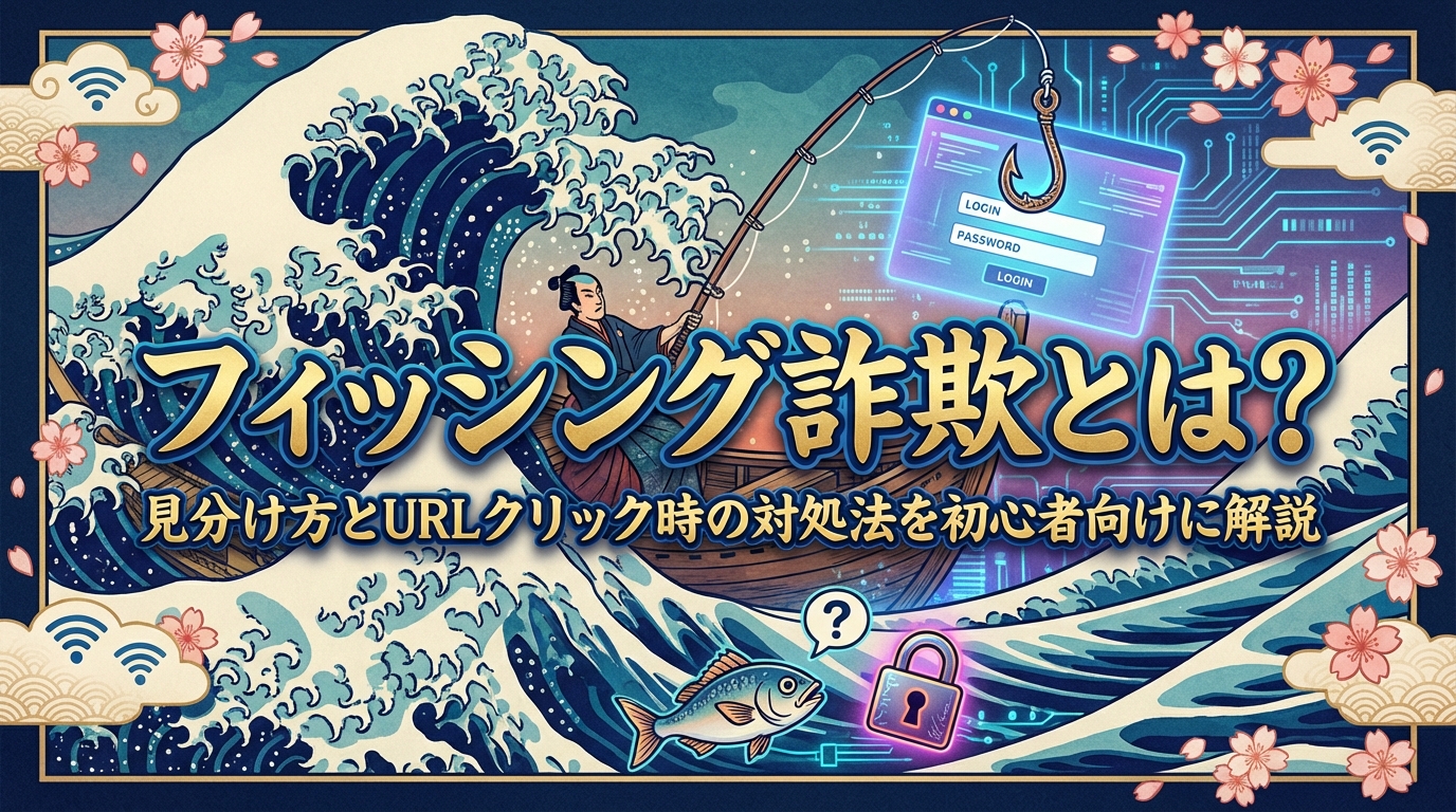 フィッシング詐欺とは?見分け方とURLクリック時の対処法を初心者向けに解説